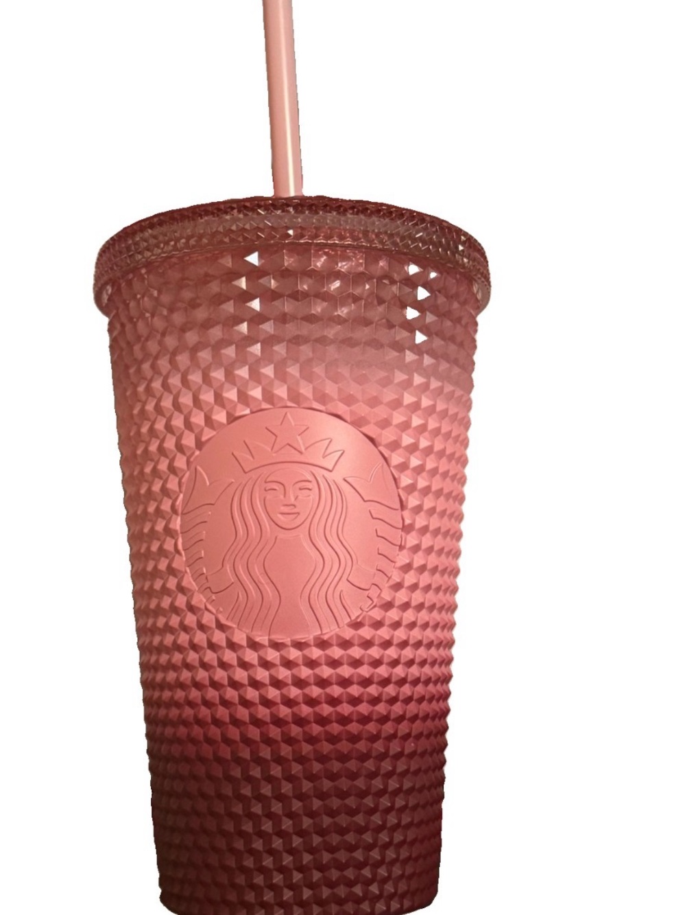 Starbucks 2022 Holiday Pink Blush Waxberry Ombre 16oz cup